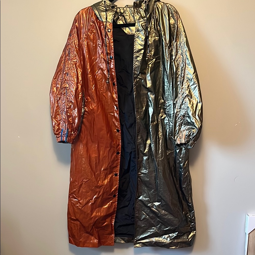 Japanese Clothing - Metallic Two-Tone Coat